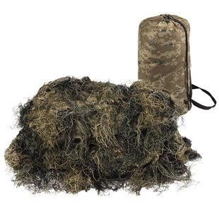 Сітка камуфляжна для маскування Mil-Tec Ghillie Cover Anti Fire 3 x 2 м Woodland 11962320 P1236781 фото