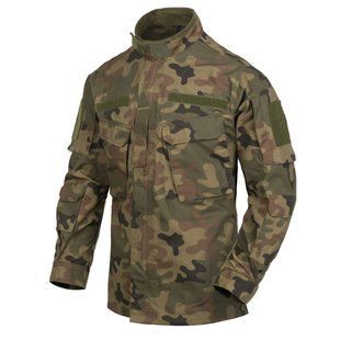 Толстовка-кабель Helikon-Tex CPU POLYCOTTON RIPSTOP PL WOODLAND BL-CPU-PR-04 M1255551886 фото