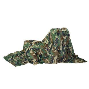 Камуфляжна сітка Mil-Tec Laser Cut Woodland 1,5 х 3 м 14460020- M1255552260 фото