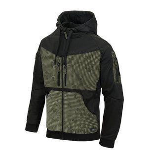 Толстовка на замку Helikon-Tex ROGUE HOODIE (FULLZIP) Black/Desert Night Camo BL-RHF-PO-010LA M1255551699 фото