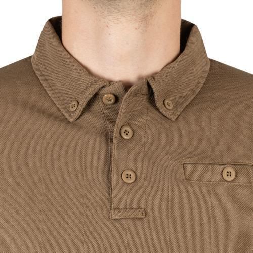 Рубашка поло Mil-Tec POLOSHIRT Quickdry Coyote D/R 10962019 M125555877 фото