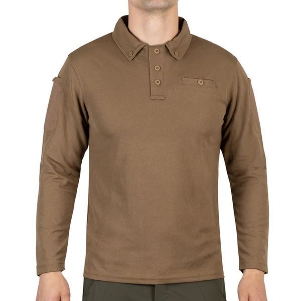 Рубашка поло Mil-Tec POLOSHIRT Quickdry Coyote D/R 10962019 M125555877 фото