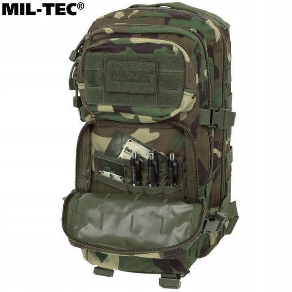 Рюкзак Mil-Tec Small Assault Pack 20 л Woodland 14002020 N615 фото