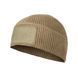 Шапка флісова тактична Helikon-Tex Range Beanie Grid Fleece Coyote CZ-RBN-FG-04 P1237553 фото 1