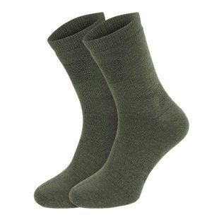 Термоактивні шкарпетки Mil-Tec Merino Olive 2 пари 13006301 з додаванням мериносової вовни M1255552165 фото