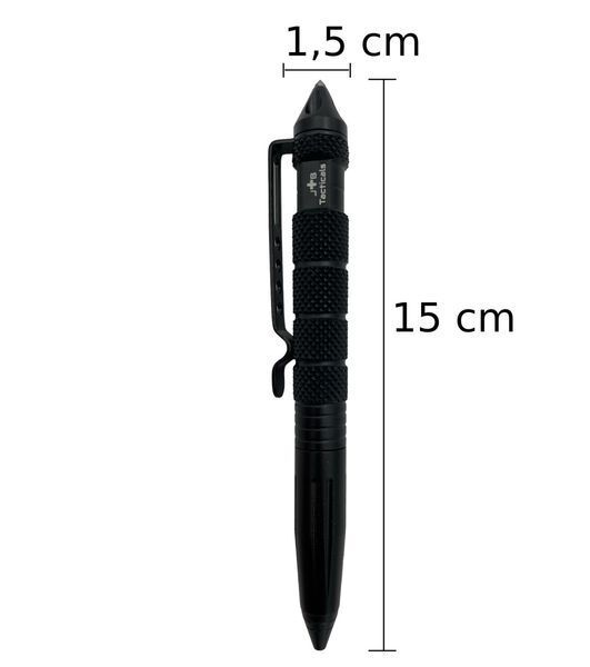 Ручка тактическая JB Tacticals Black 3в1 Black JB-ACS-0011 A9840 фото