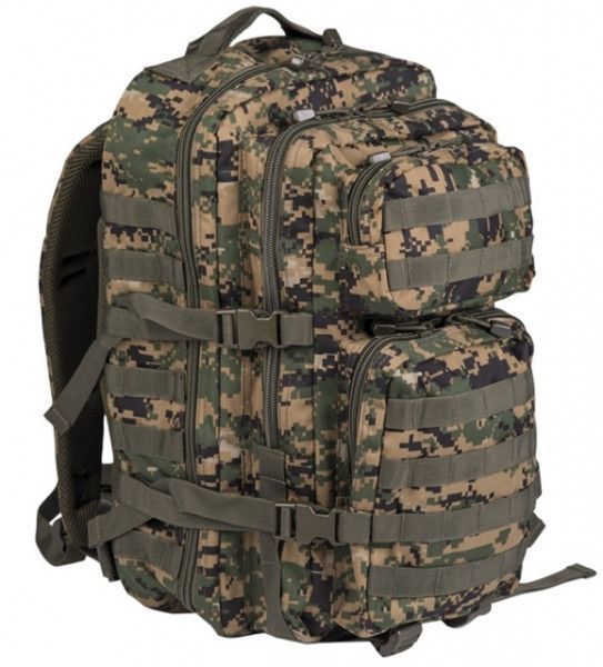 Большой Рюкзак Mil-Tec Assault Big Digital Wood 36 л 14002271 M1255556855 фото