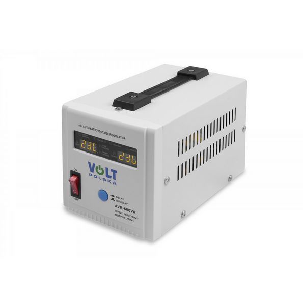 Стабілізатор напруги Volt Polska AVR 500VA 8-11% 5AVR0500SE W2094 фото