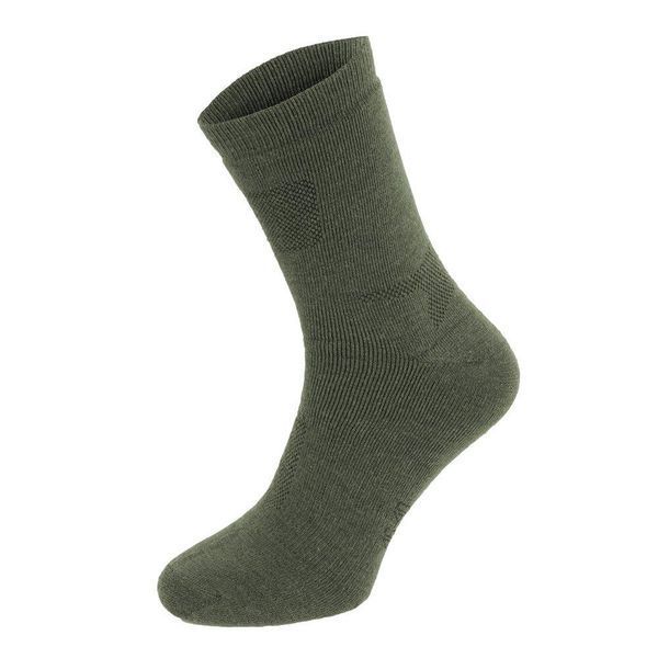 Термоактивные носки Mil-Tec Merino Olive 2 пары 13006301 с добавлением мериносовой шерсти M1255552165 фото