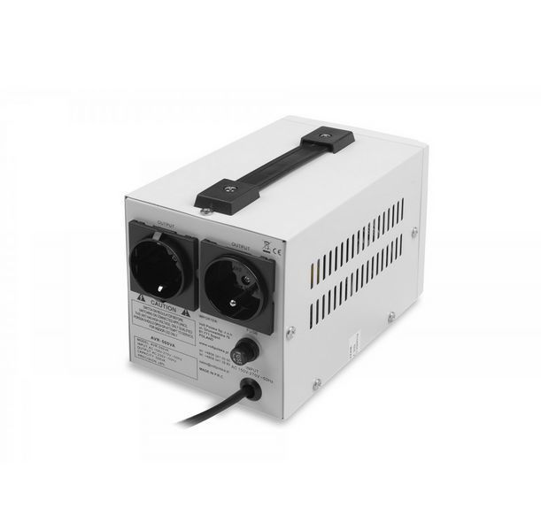 Стабілізатор напруги Volt Polska AVR 500VA 8-11% 5AVR0500SE W2094 фото