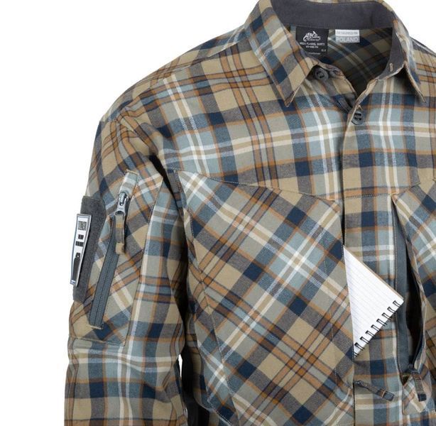 Сорочка тактична Helikon-Tex MBDU Flannel Ruby Plaid D/R KO-MBD-PO-P1 P1237088 фото