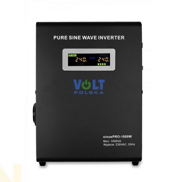 Источник бесперебойного питания Volt Polska SINUS PRO 1000 W 12/230V (700/1000W) 3SP100012W W2021 фото