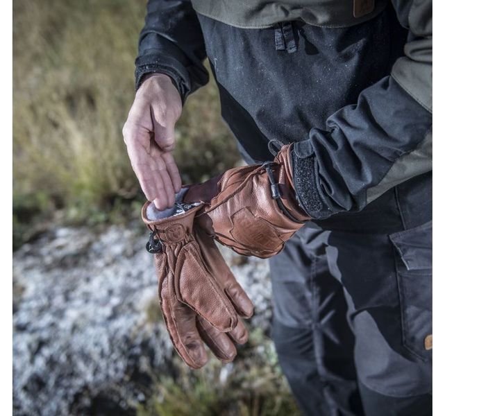 Рукавиці зимові шкіряні Helikon-Tex Ranger Winter US Brown RK-RGW-LE-30 P1237391 фото
