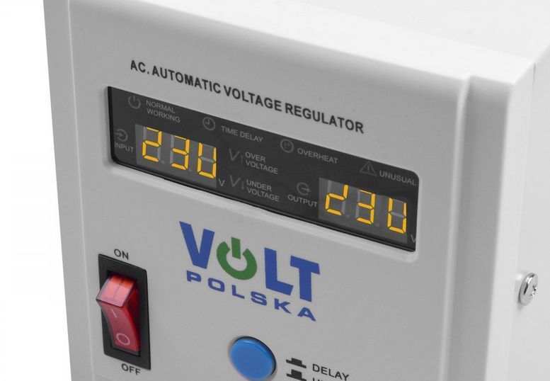 Стабілізатор напруги Volt Polska AVR 500VA 8-11% 5AVR0500SE W2094 фото
