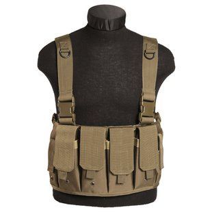 Жилет с подсумками Mil-Tec Mag Carrier Chest Rig Coyote 13532005- N784 фото