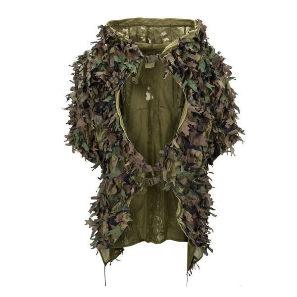 Набір пончо та штани Helikon-Tex LEAF GHILLIE US Woodland KP-LFG-PO-03 M1255551063 фото