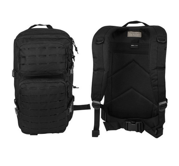 Большой черныйРюкзак Mil-Tec Assault Laser Cut 36 л 14002702 M125555685 фото