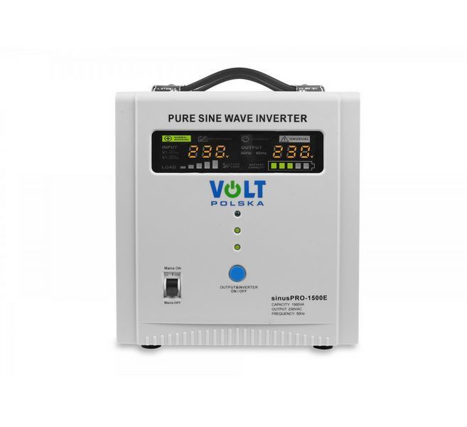 Джерело безперебійного живлення Volt Polska SINUS PRO 1500 E 12/230 V (1050/1500W) 3SP091512E W2022 фото