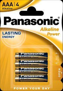 Батарейки PANASONIC Alkaline Power LR6/AAA 4 шт. M12555677 фото