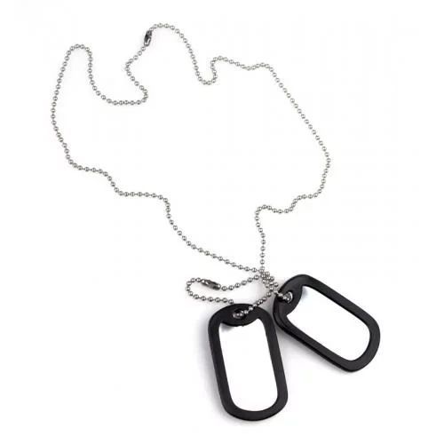 Жетон армейский из нержавеющей стали с цепочкой Mil-Tec US Dog Tag 16311018 P123359te44e фото