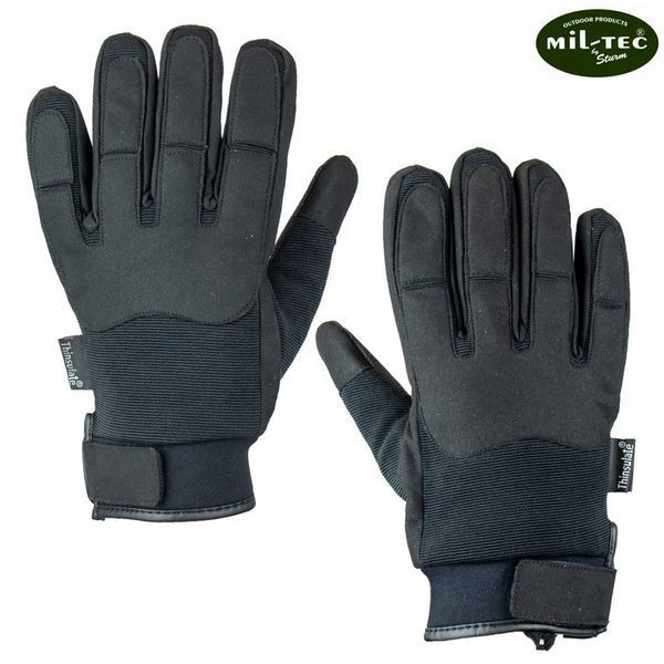 Рукавиці Рукавиці outdoor зимові ARMY GLOVES WINTER Mil-Tec Thinsulate Black 12520802 M1255552199 фото