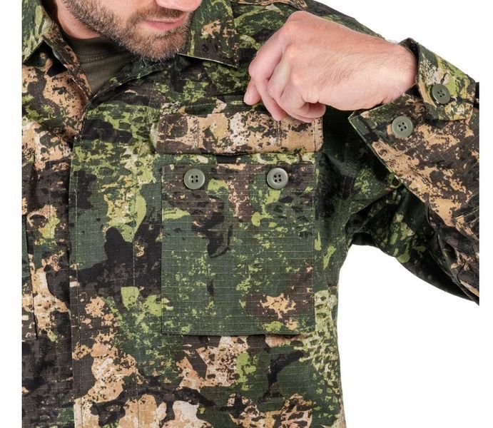 Китель 100% хлопок толстовка военный Mil-Tec Teesar BDU Rip-Stop Phantomleaf WASP I Z3A 11843767- P123444 фото