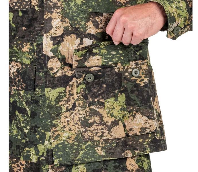 Китель 100% хлопок толстовка военный Mil-Tec Teesar BDU Rip-Stop Phantomleaf WASP I Z3A 11843767- P123444 фото