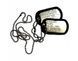 Жетон армейский из нержавеющей стали с цепочкой Mil-Tec US Dog Tag 16311018 P123359te44e фото 4