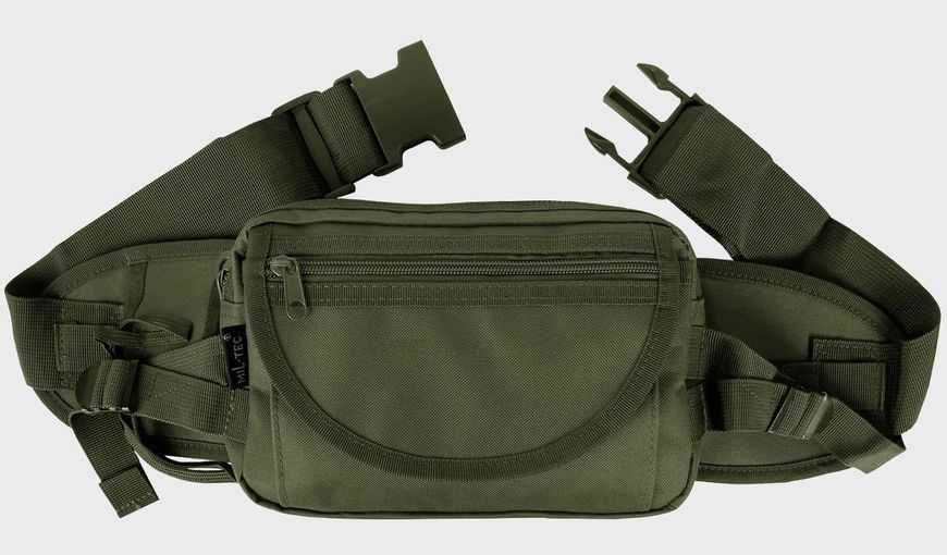 Сумка поясна велика Mil-Tec Hip Bag Large Olive 13513001 N618 фото